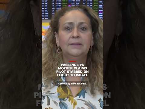 Passenger's mother claims pilot stabbed on flight to Israel