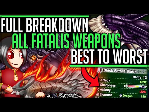 All 14 Fatalis Weapons = Game Changing - Full Breakdown + Showcase - Monster Hunter World Iceborne!