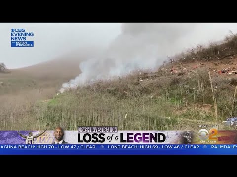 CBS News Exclusive: New Video Shows Scene Immediately After Kobe Bryant's Helicopter Crashes