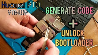 Huawei P10 ( VTR-L09 ) UNLOCK Bootloader & Generate Unlock CODE Free Method with PotatoNV