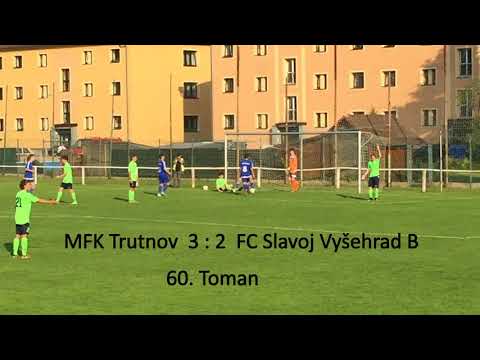 U17 gólové akce, MFK Trutnoc - FC Slavoj Vyšehrad, 26.5.2018