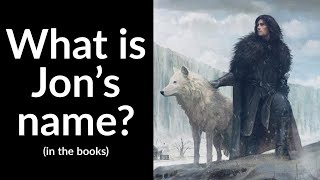 What is Jon Snow's true name in the books (ASOIAF Theory)