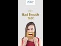 DIY Bad Breath Test! | DentalDost | #shorts