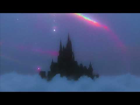 this floating dark fantasy castle only exists in your dreams.