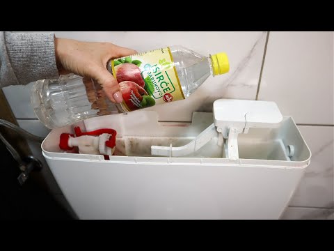 A plumber taught me this trick for cleaning cisterns and toilets - WITHOUT CHEMICALS
