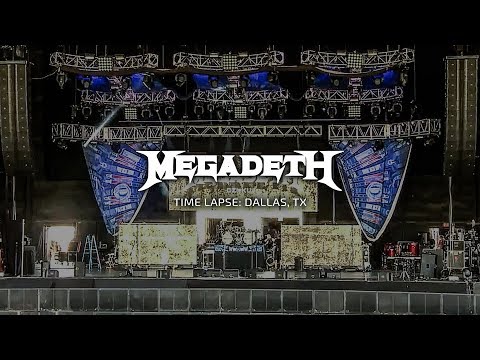 Megadeth - Gigantour 2013 - Dallas Time Lapse