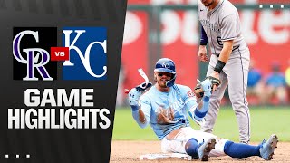 Rockies vs. Royals Game 1 Highlights (4/24/25) | MLB Highlights