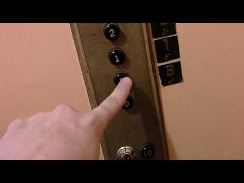 Antique Otis Elevator at Office Building