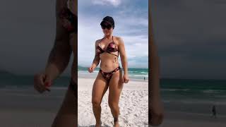 bikini at beach#bikinichallange#boom#tiktok