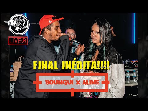 YOUNGUI X ALINE MC 🔥🎤 FINAL INÉDITA 🎤 🔥 Arena do Flow Live - 6ª Edição