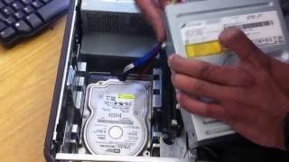How to Open and Replace DVDrom/CD/RW for Dell Optiplex GX620 520 745 755 Desktop Tower PC