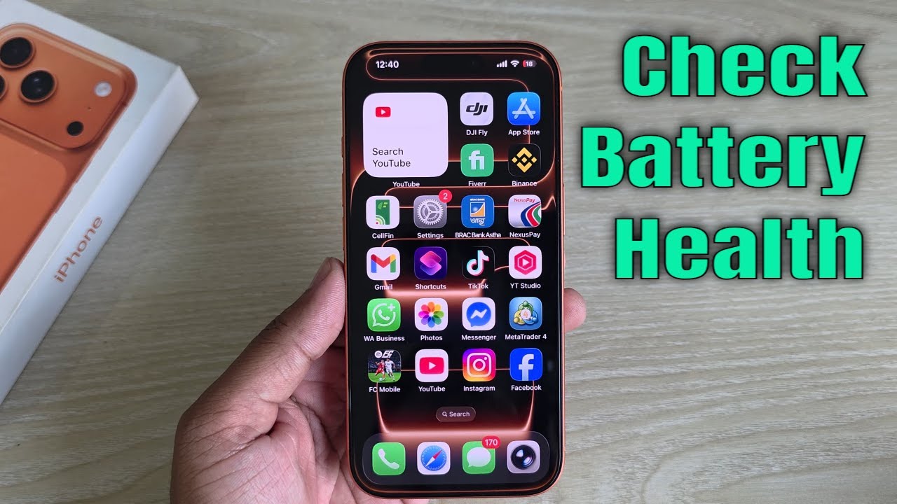 iPhone 17 Pro/Pro Max: How to check battery health on iphone