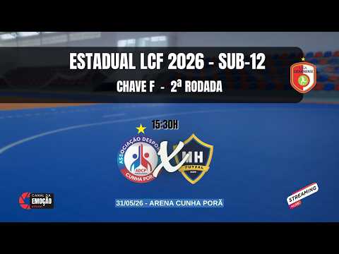 AO VIVO - Estadual da Liga Catarinense de Futsal Sub-12 / SEGUNDA RODADA / ADCP X MARAVILHA