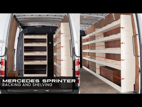 Mercedes Sprinter Ply Van Racking and Shelving Solution- Van Accessories (UK) 🤩