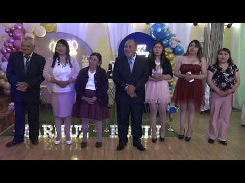 nuestro  50 años  Mariluz y Edwin  huaraz