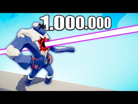 1.000.000 DAMAGE LASER GUN vs UNITS - TABS | Totally Accurate Battle Simulator 2023