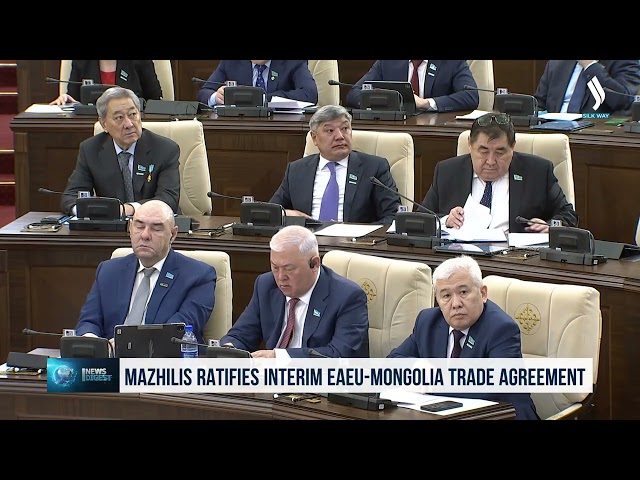 Mazhilis ratifies interim EAEU-Mongolia trade agreement