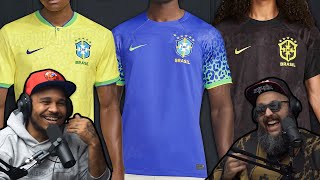 AS CAMISETAS DA SELEÇÃO BRASILEIRA SÃO FEIAS OU BONITAS