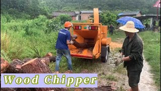 Best Industrial Wood Chipper | Heavy Duty Wood Shredder For Big Tree