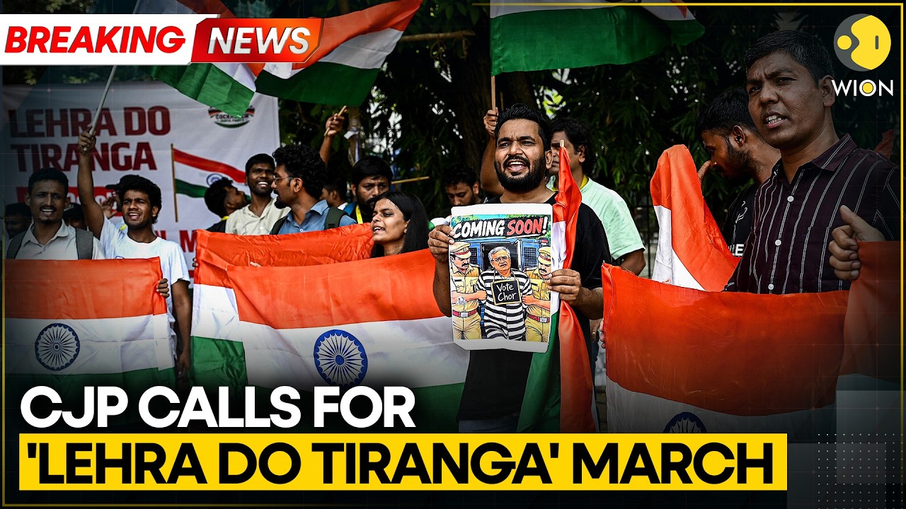 CJP's Tiranga March: Heavy Security Deployment Across Central Delhi | WION Breaking