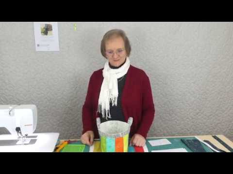 2 1/2" strips projects - Project 18 - Squarish Basket