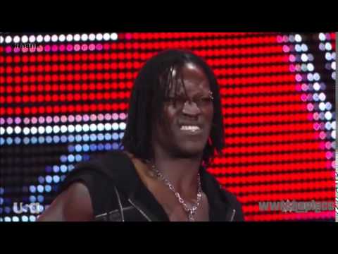 R-Truth thinks hes in the MITB Ladder Match, Raw June 8th 2015.