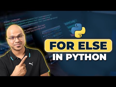 24 Python Tutorial for Beginners | For Else in Python