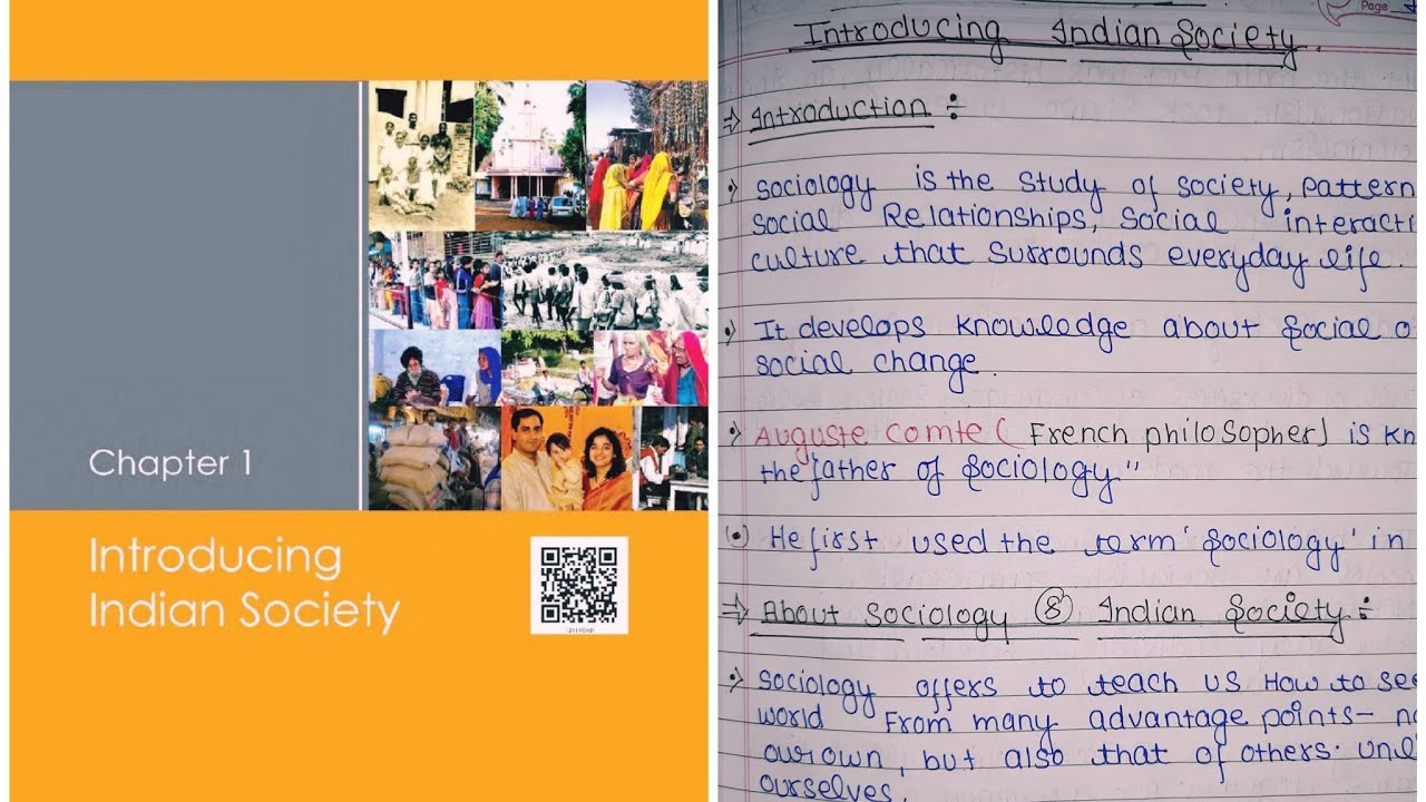 NCERT Class 12 Sociology Indian Society Chapter 1 Introducing Indian Society