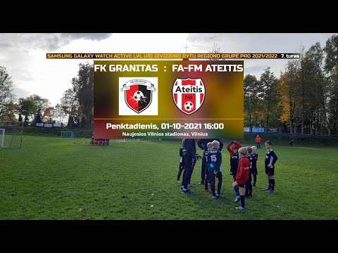 FK Granitas 2012 - FA/FM Ateitis 2012. 20210930. Lietuvos vaikų lygos PRO lygmens U10