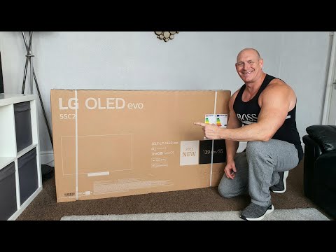 2022 LG C2 OLED,unboxing,setup & demo