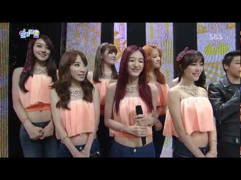 130217 SBS 인기가요_RAINBOW (Interview)