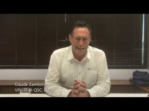 QSC - Customer Success Story (Claudé E. Zamboni - Vice President)