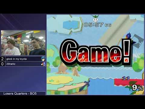 GSS 116 SSBM - glock in my toyota (Game & Watch, Marth) vs. 2Sharkz (Falco) - Melee LQF