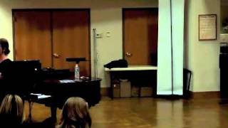 Rehearsal footage, Clausen "Set Me As A Seal"