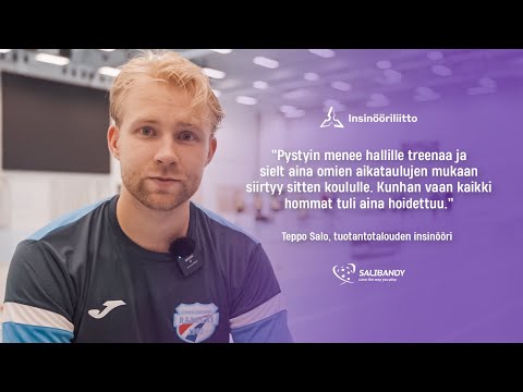 Insinööriopintoja ja salibandyn pääsarjaa – toimiva yhdistelmä