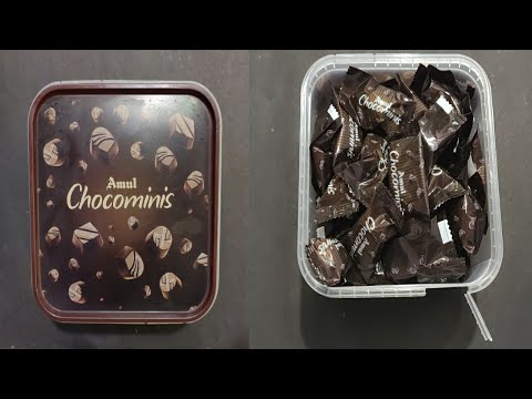 Amul Chocominis || Amul Chocolate Box || Dark chocolate || Asmr ||satisfying video || relaxing video
