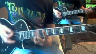 As I Lay Dying - Cauterize dual guitar cover (with solo)