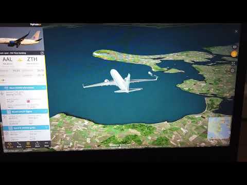MongoTV_9300 - LEGER MED FLIGHTRADAR24 - Del 30 - Jettime - Aalborg-Zakynthos - 2.300 Km