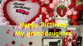 孫の1歳の誕生日パーティー準備奮闘記/色々大変/体力いるわぁ