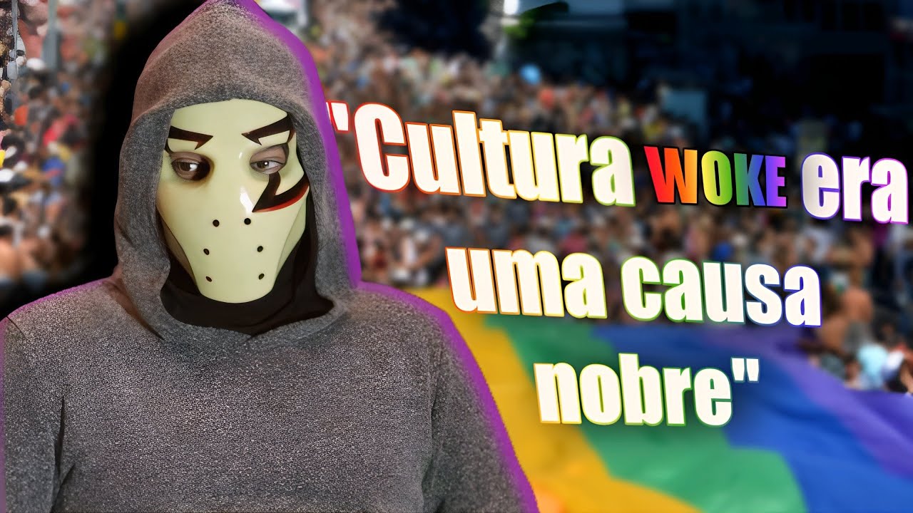 Zangado defendendo a cultura WOKE