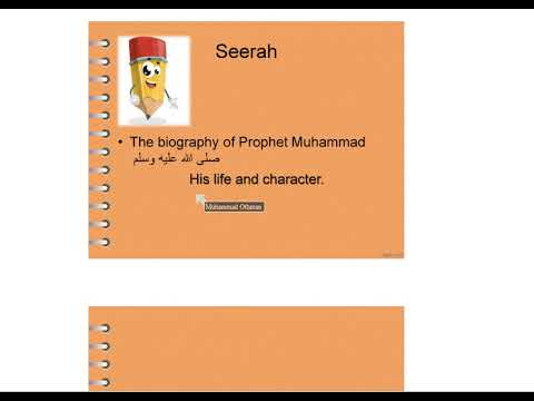 Gr3 Islamic Studies Seerah 2021