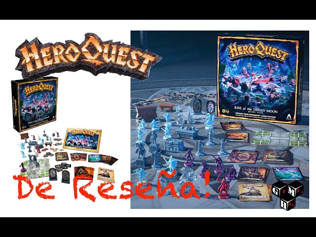 Vídeo relacionado con Avalon Hill, HeroQuest Rise of The Terror Moon Companies Pack a The HeroQuest Base Game System Juego de rol para 2-5 jugadores, a partir de 14 años