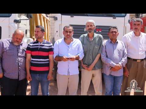 مجلس الباب المحلي: تقديم الشكر للحكومة والشعب التركي لتقديمهم آليات للمدينة