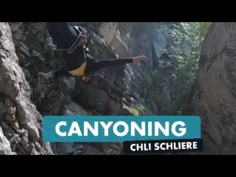 Adventure Canyoning in Switzerland 🇨🇭 