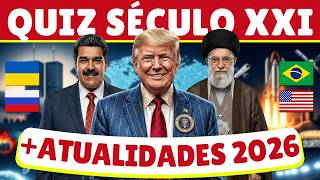 🌍 QUIZ SOBRE O SÉCULO 21 + ATUALIDADES 2026 | 89 PERGUNTAS PARA TESTAR SEUS CONHECIMENTOS 🧠 @CazeTV