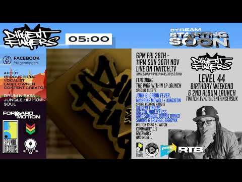 LEVEL 44 - ITS MY BIRTHDAY!!   SOULFUL SUNDAYS - FORWARD MOTIN S5 EP78 - JUNGLE:DNB