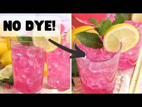 Hot Pink Lemonade Recipe 😍 ( So Pretty & All-Natural!)