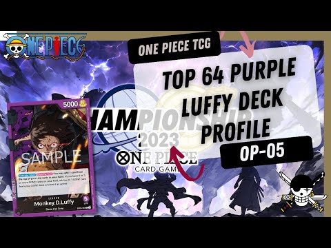 One Piece TCG - European Nationals Utrecht - Top 64 Purple Luffy Deckprofile 💜💜💜