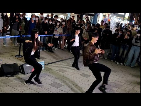 SUNDAY. YU KAGAWA, HYOJIN & CHANWOOK. EXHILARATING FANTASTIC PERFORMANCE. HONGDAE.