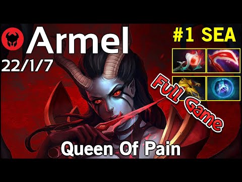 Armel [TNC] plays Queen Of Pain!!! Dota 2 Full Game 7.21